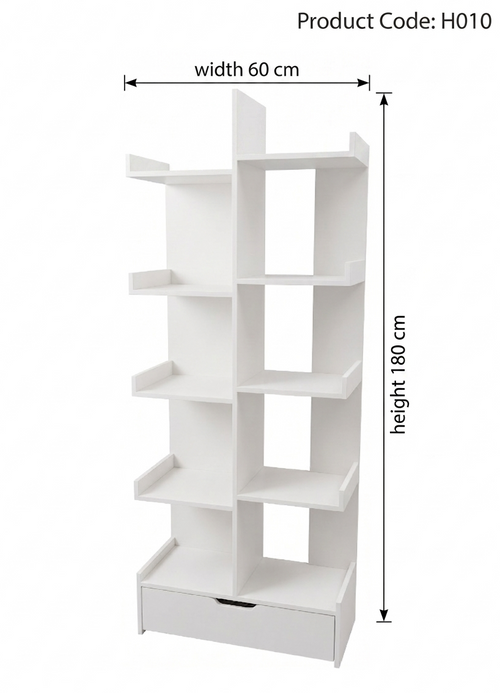 H010 Modern Bookcase – Your Stylish Home Library