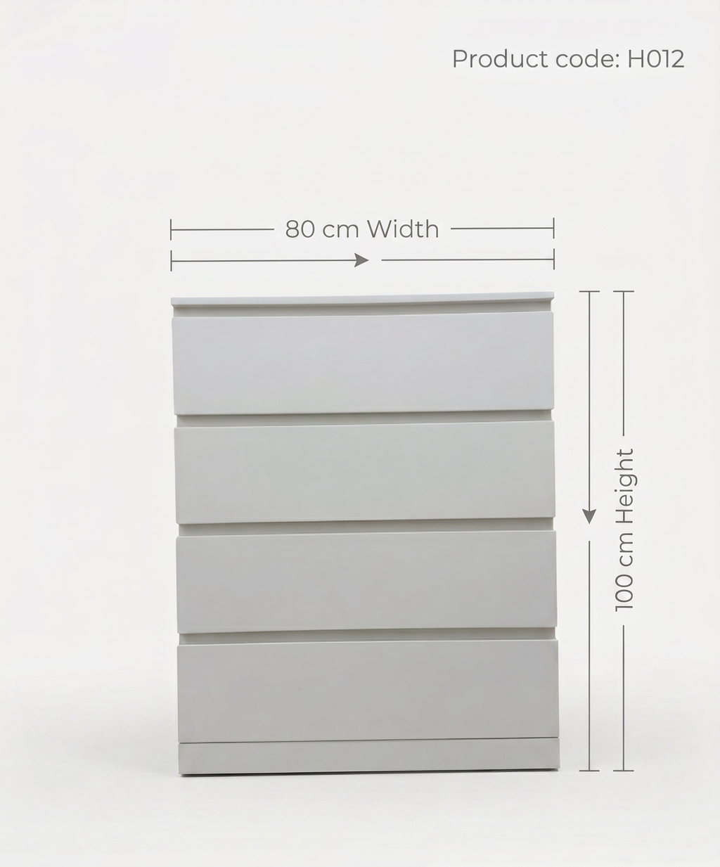 H012 Chest of Drawers - Ultimate Modern Minimalism