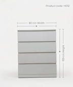 H012 Chest of Drawers - Ultimate Modern Minimalism