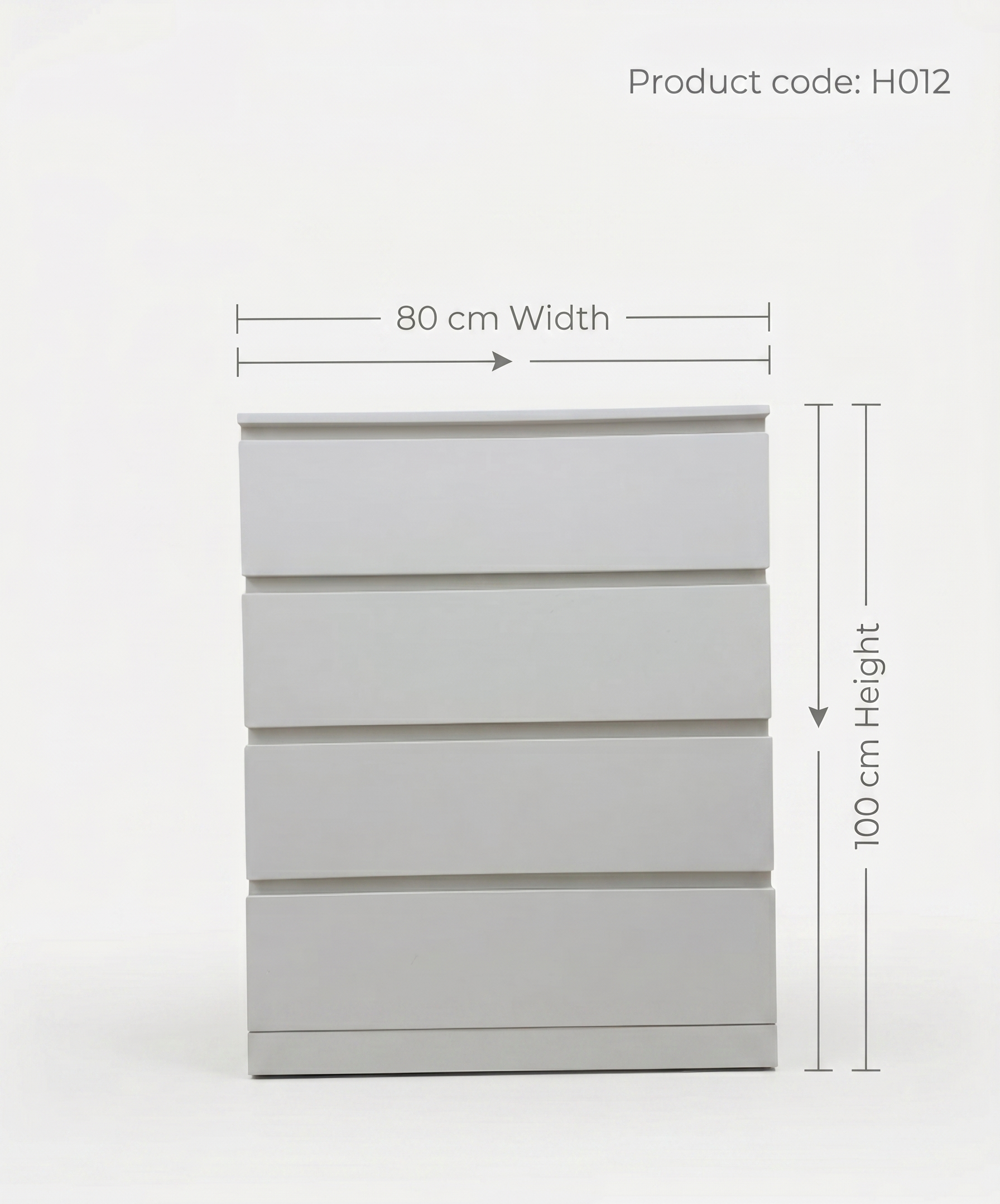 H012 Chest of Drawers - Ultimate Modern Minimalism