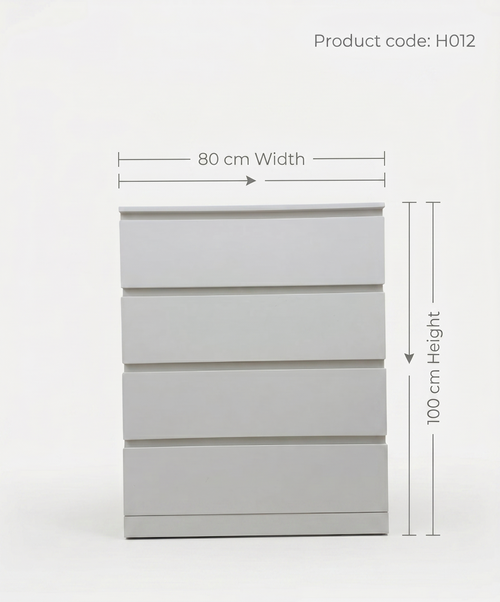 H012 Chest of Drawers - Ultimate Modern Minimalism
